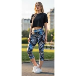 Avia Women's XS Capri Leggings Activewear Running Walking Athletic Workout